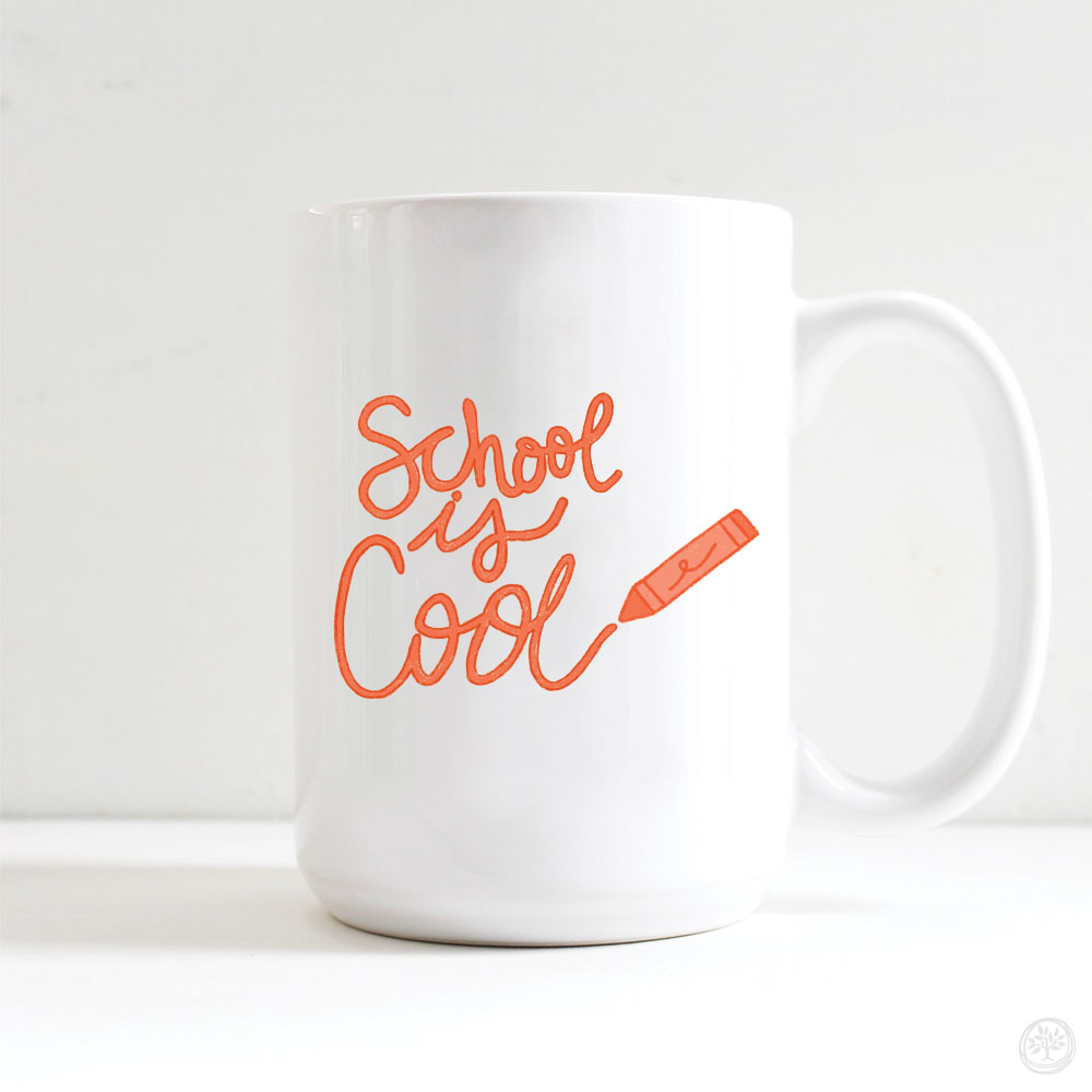 School Is Cool - Crayon Mug